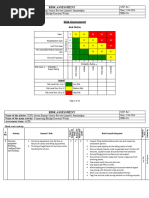 Glassware Safety Risk Assessment Guide | PDF | Occupational Safety And ...