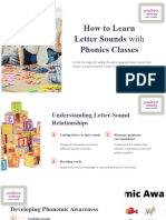 How To Learn Letter Sounds With Phonics Classes