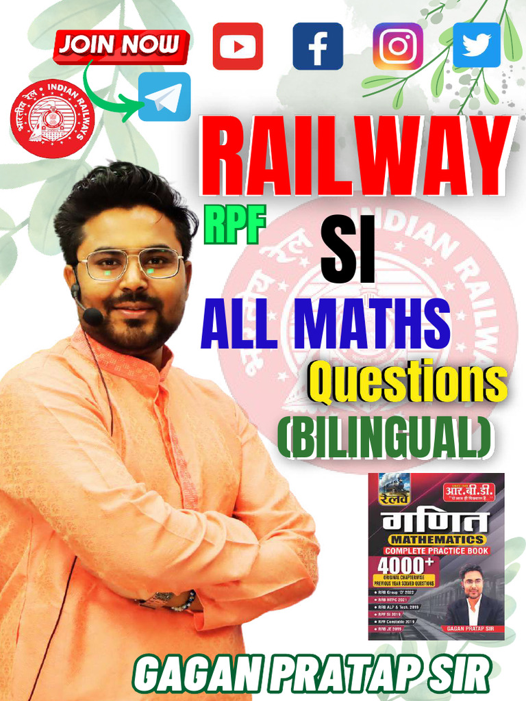 Rpf si all maths questions bilingual pdf