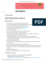 Persyaratan Nikah