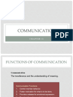Chapter 11 - Communication