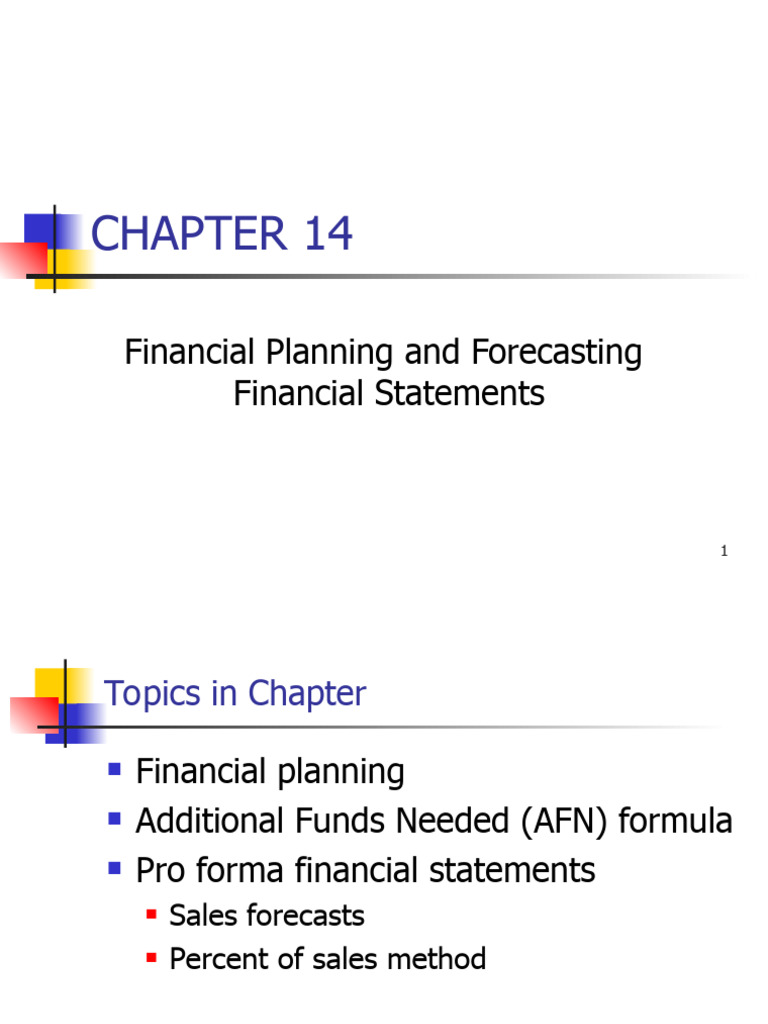 Financial Planning & AFN Forecasting Guide | PDF | Dividend | Interest