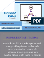 Pertemuan 2 Semiotika Desain - Representasi Tanda