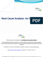 Root Cause Analysis - An Overview