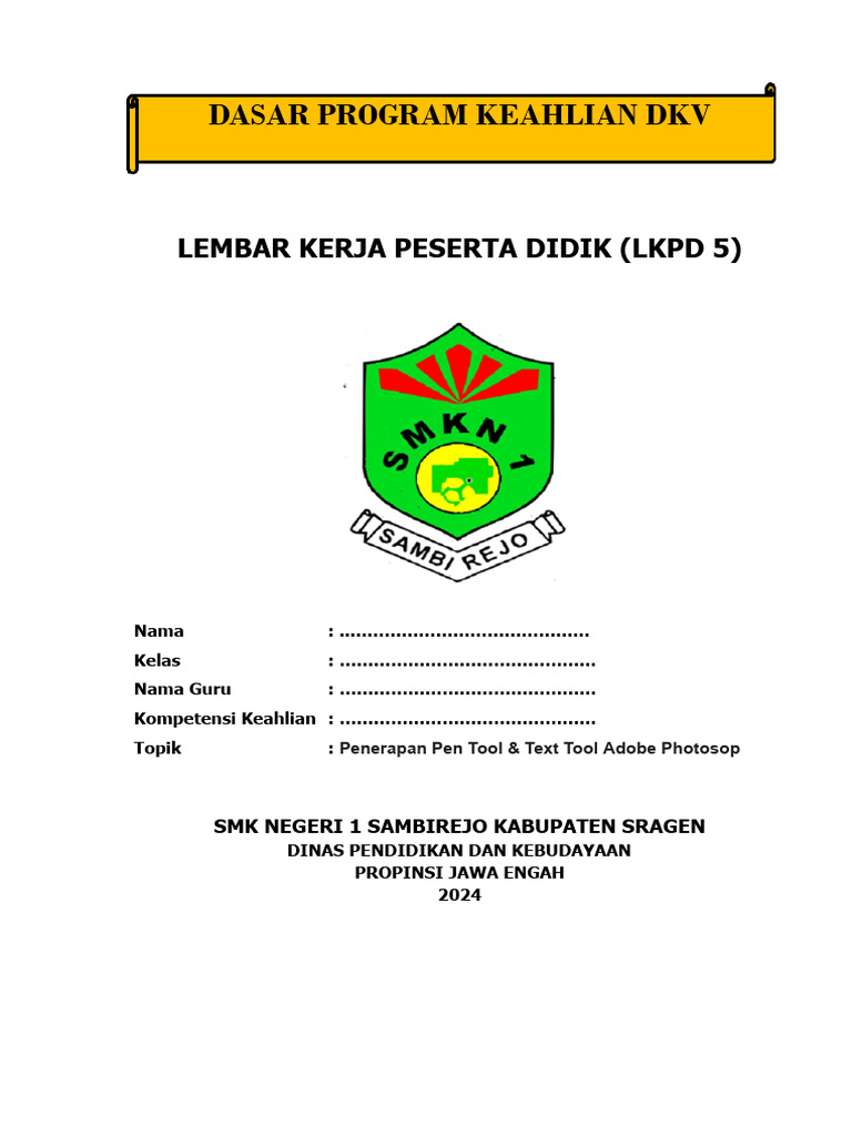 Lkpd 5 penerapan pen tool adobe photosop pdf
