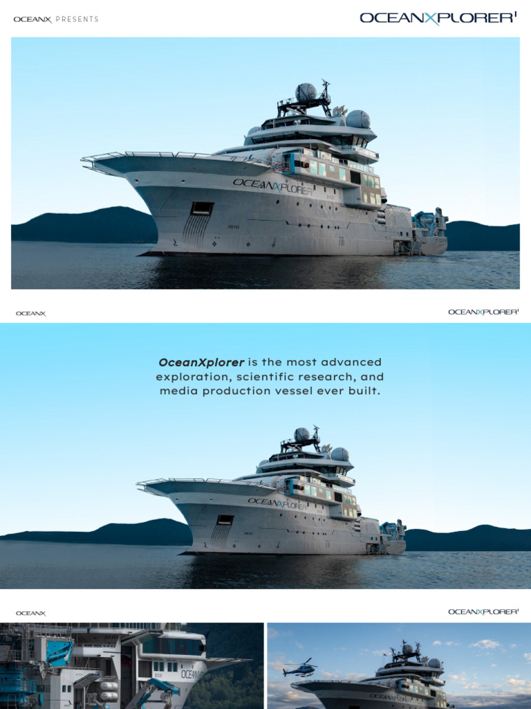 OceanXplorer: Advanced Research Vessel | PDF | Whales | Oceans