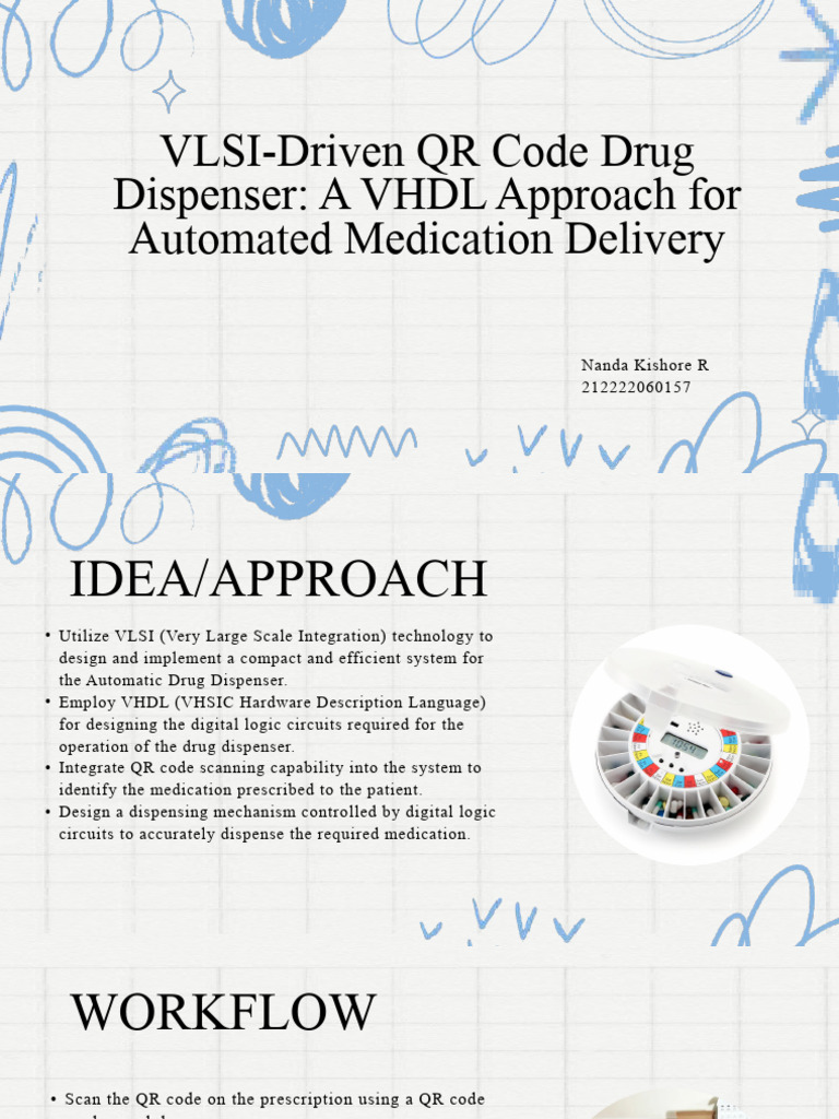 VLSI QR Code Drug Dispenser Design | PDF | Vhdl | Hardware Description ...