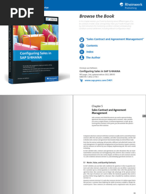 Reading Sample Sap Press Configuring Sales in Sap S4hana