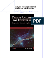 Tensor Analysis For Engineers 3Rd Edition Mehrzad Tabatabaian Online Ebook Texxtbook Full Chapter PDF