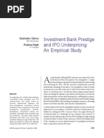 Download Investment Banks in India  IPO Under Pricing - Case Study by Akshay Bhatnagar SN73498729 doc pdf
