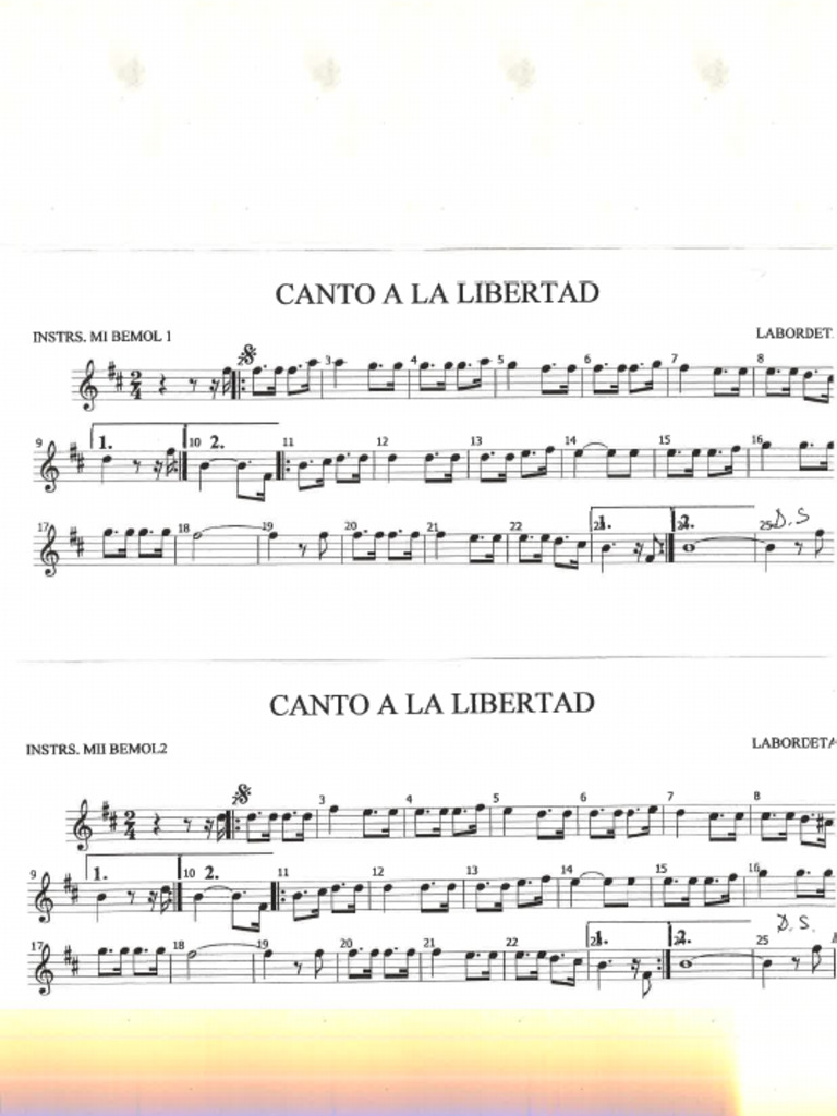Canto A La Libertad EB | PDF