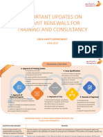 DM Updates On Permit Renewals For Training and Consultancy