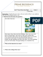 English Observation Sheet G1 Second Term