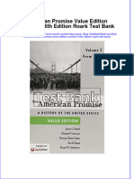 Full American Promise Value Edition Voulme Ii 6Th Edition Roark Test Bank Online PDF All Chapter