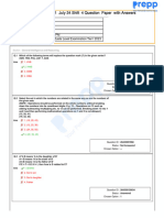 SSC CGL 2023july 24 Shift 4