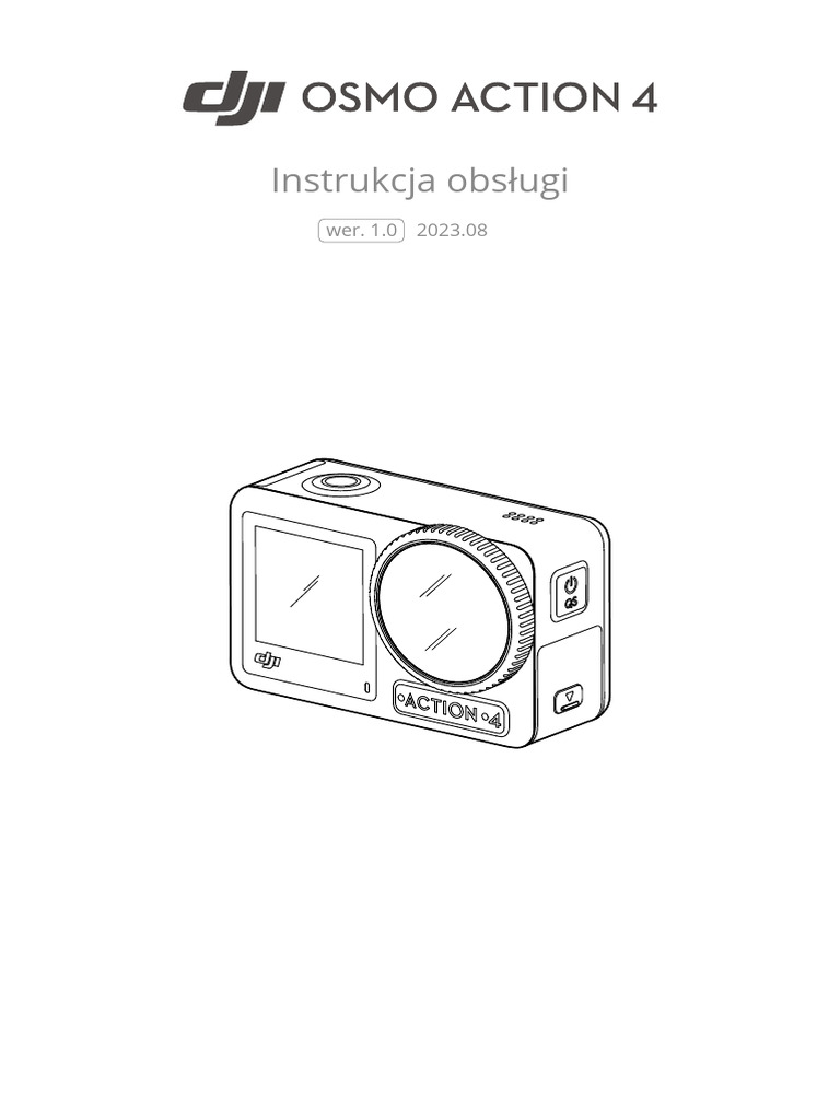 DJI Osmo Action 4 User Manual v1.0 PL | PDF