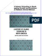 Full Ebook of A History of Islamic Schooling in North America Mapping Growth and Evolution 1St Edition Nadeem Ahmed Memon Online PDF All Chapter