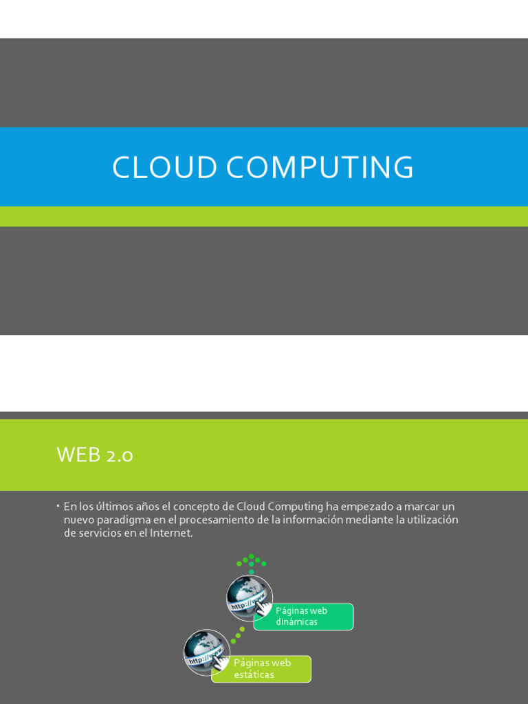 Cloud Computing | PDF | Computación en la nube | Software de la aplicacion
