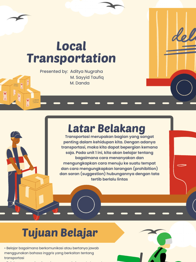 Local Transportation | PDF | Seni & Disiplin Bahasa | Kajian Bahasa Asing