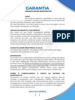 Documento A4 Corporativo Relatório Elegante Azul Preto e Branco