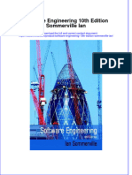 Ebook Software Engineering 10Th Edition Sommerville Ian Online PDF All Chapter