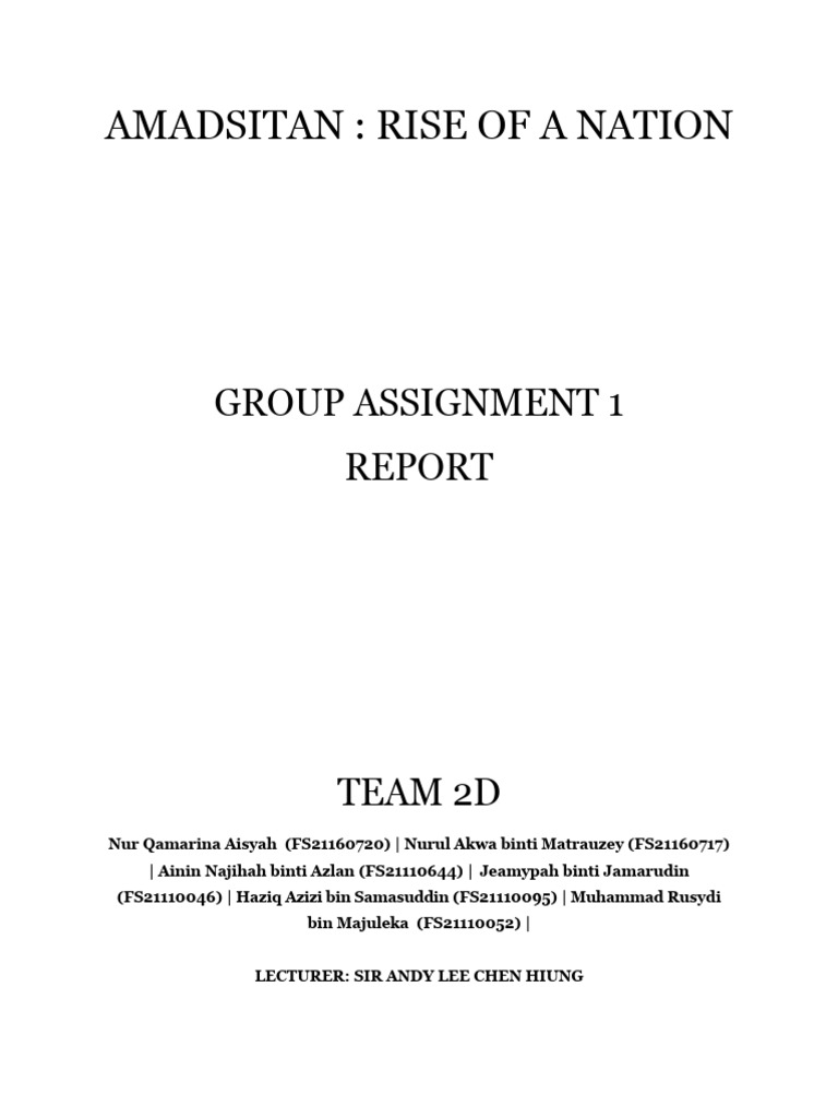 Uc0022 Group Assignment 1 Team2d 2 | PDF | Nuclear Power | Economies