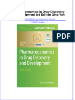 Ebook Pharmacogenomics in Drug Discovery and Development 3Rd Edition Qing Yan Online PDF All Chapter