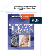 Full Developing Human Clinically Oriented Embryology 10Th Edition Moore Test Bank Online PDF All Chapter