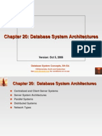 Chapter 20: Database System Architectures: Version: Oct 5, 2006