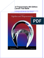 Full Algebra and Trigonometry 8Th Edition Larson Test Bank Online PDF All Chapter