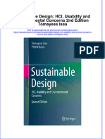 Ebook Sustainable Design Hci Usability and Environmental Concerns 2Nd Edition Tomayess Issa Online PDF All Chapter