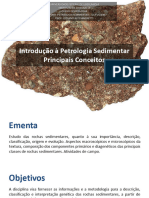 Aula 1 IntroduÃ§Ã£o Ã  Petrologia Sedimentar 2018