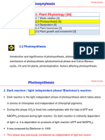 Photosynthesis Dark Reaction KA 2080