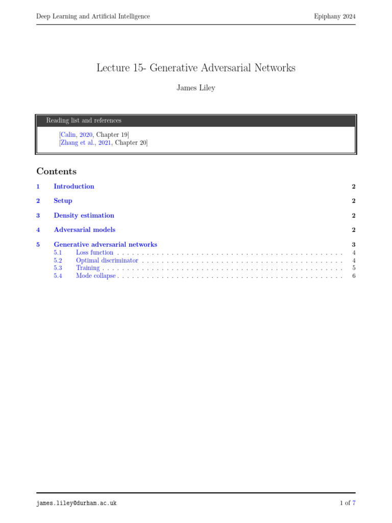 Understanding Generative Adversarial Networks | PDF | Probability ...