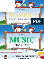 Week 1 - Mapeh 1
