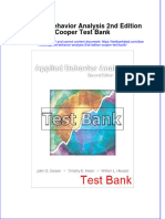 Full Applied Behavior Analysis 2Nd Edition Cooper Test Bank Online PDF All Chapter