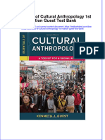 Full Essentials of Cultural Anthropology 1St Edition Guest Test Bank Online PDF All Chapter