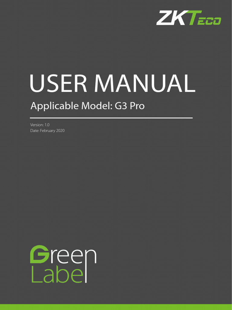 g3 Pro User Manual v1.0 20200218 | PDF | Authentication | Cellular Network