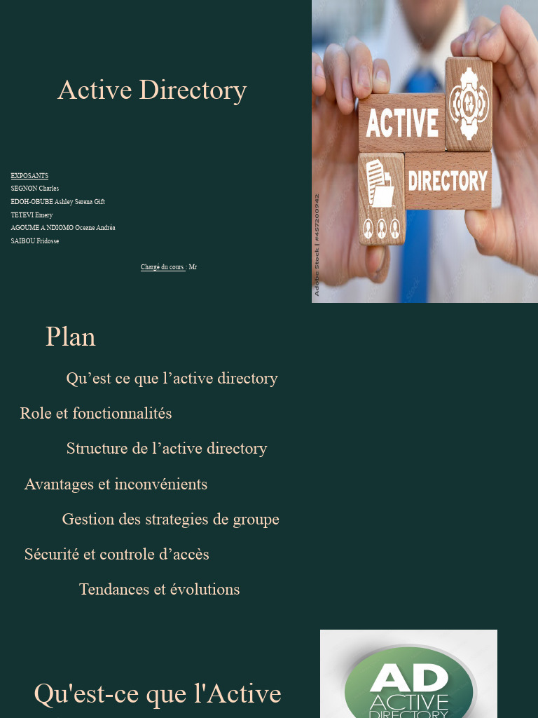 Introduction à l'Active Directory | PDF | Active Directory | Système de ...