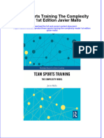 Ebook Team Sports Training The Complexity Model 1St Edition Javier Mallo Online PDF All Chapter