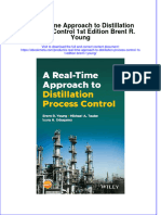 Full Ebook of A Real Time Approach To Distillation Process Control 1St Edition Brent R Young Online PDF All Chapter