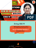 CBSE 10 Competency Based Question How Do Organisms Reproduce