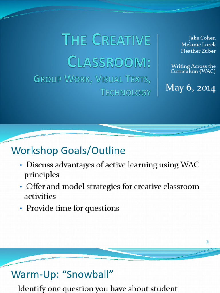 Active Learning Strategies Workshop | PDF | Multimedia | Human ...