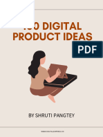 100 Digital Product Ideas