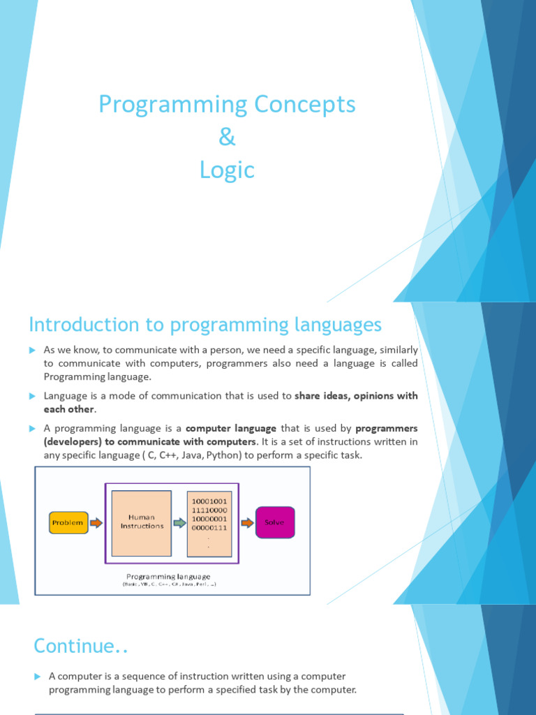 Programming Concepts | PDF | Assembly Language | Algorithms