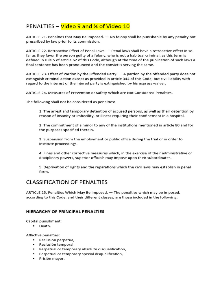 Article 21 Pdf Pardon Ex Post Facto Law