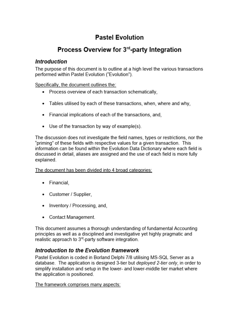 Pastel Evolution High Level | PDF | Debits And Credits | Database ...