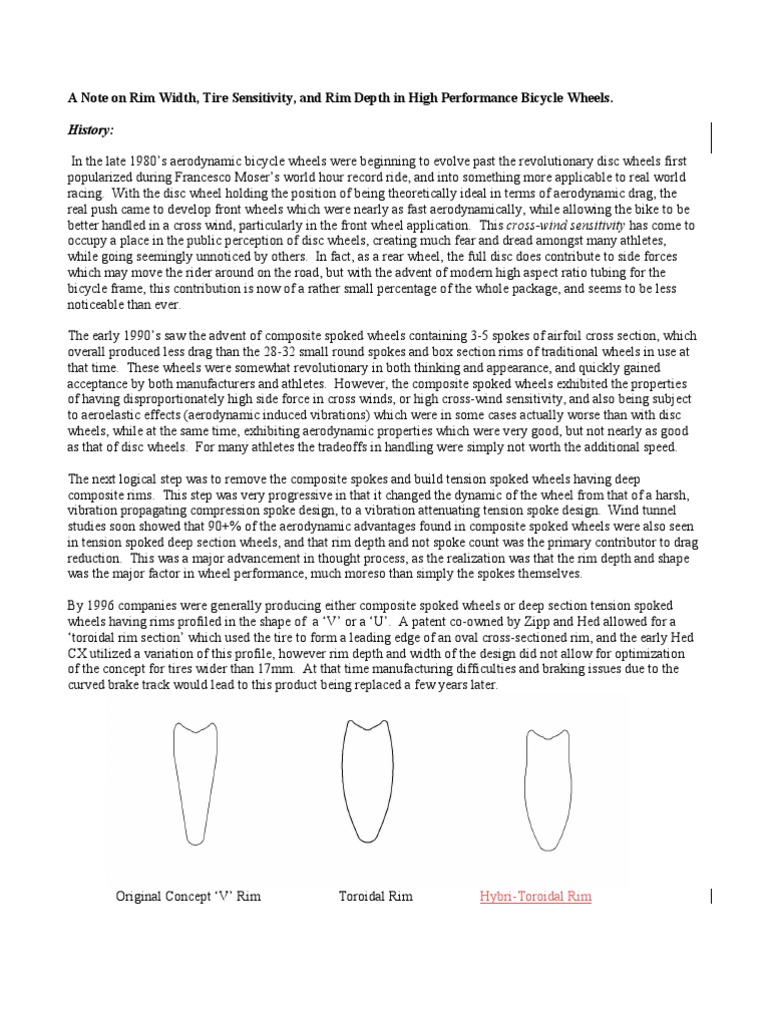 Advances in Rim Shape for Performance Wheels | PDF | Tire | Vehicles