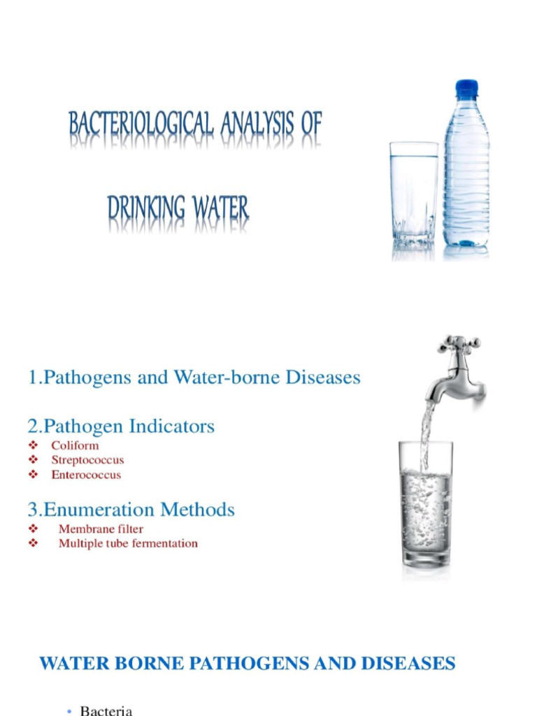 Bacteriological of Water | PDF