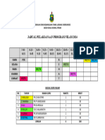 Jadual Waktu Penggunaan PSS